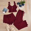 Three Pcs pajama Night wear set (2nd Round Order)