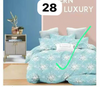Mashuka ya rangi king size 8 kwa 9 na foronya nne za mito